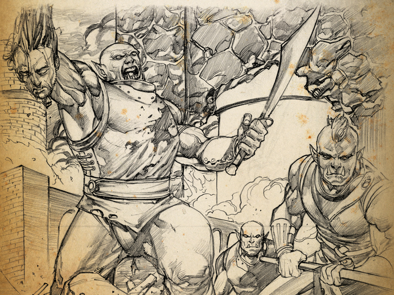 Illustration for article titled Some Sweet (Official) Elder Scrolls Sketchwork